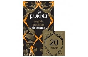 Pukka Thé Noir Earl Grey Bio, Vitalité, 100% des Ingrédients Issus du Commerce Equitable, 20 Sachets