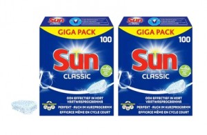200 400 ou 600 tablettes de lave-vaisselle Sun Classic : 400